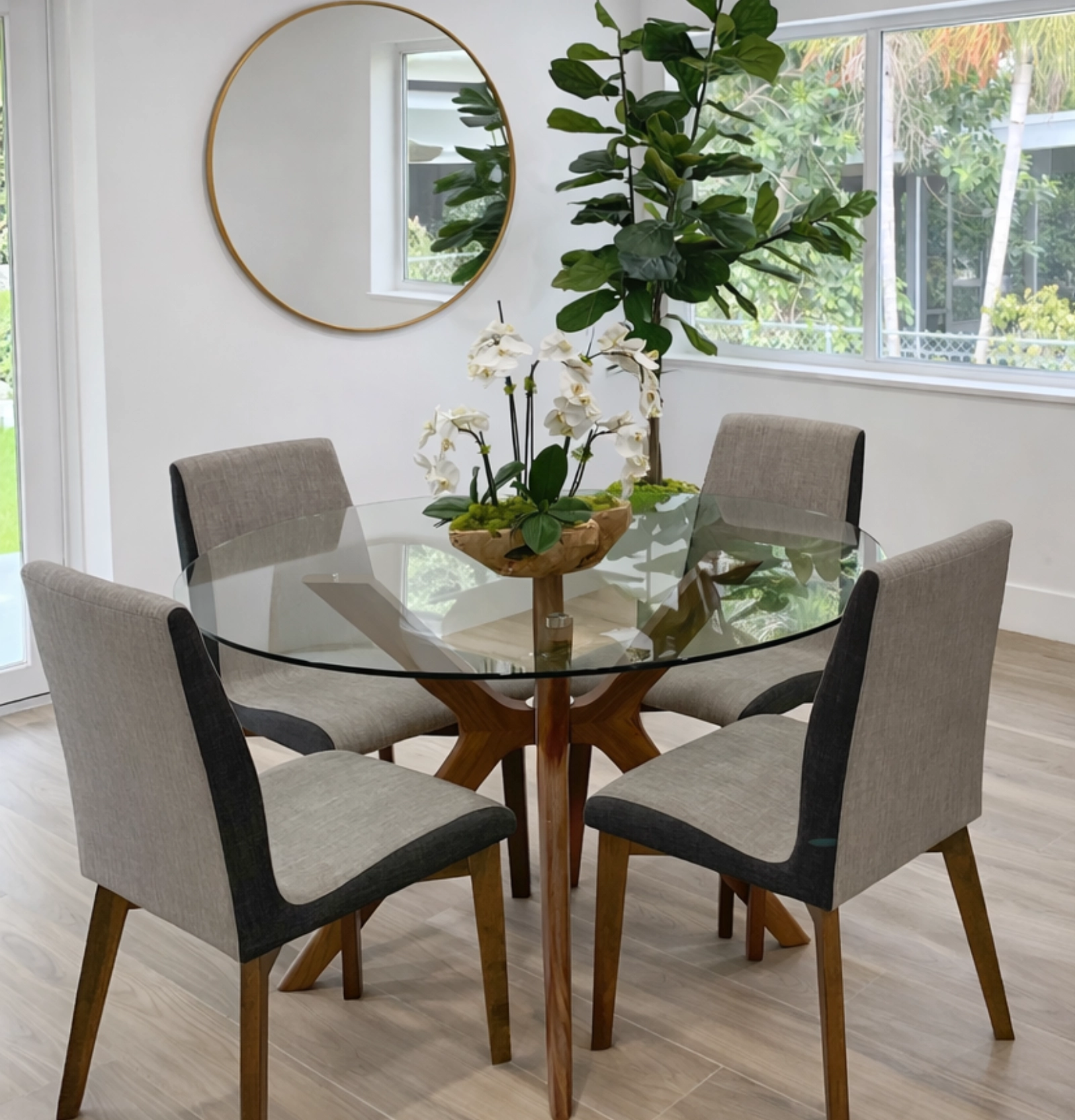 Brickell condo living room